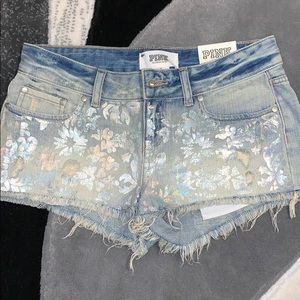 NWT Pink denim shorts